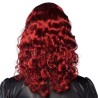 PERRUQUE CHEVEUX LONGS ONDULES ROUX AVEC FRANGE LADY STEAMPUNK PERRUQUE CHEVEUX LONGS ONDULES ROUX AVEC FRANGE LADY STEAMPUNK