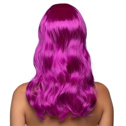 PERRUQUE CHEVEUX LONGS AVEC FRANGE CHIQUE VIOLET