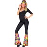 ENSEMBLE BANDEAU ET JAMBIERE ANNEES PEACE AND LOVE