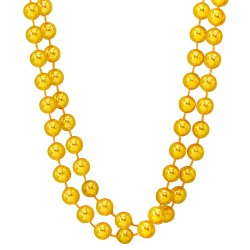 2 COLLIERS DE PERLE OR 40 CM