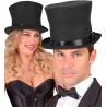 CHAPEAU HAUT DE FORME NOIR QUALITE SUPERIEURE