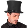CHAPEAU HAUT DE FORME NOIR QUALITE SUPERIEURE