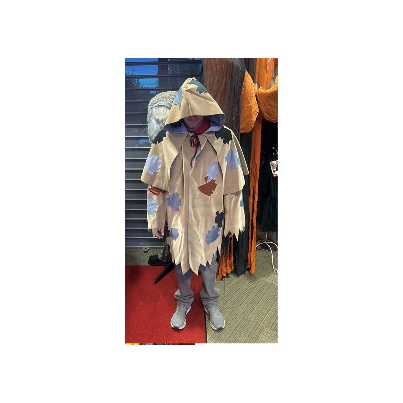 DEGUISEMENT MANTEAU A CAPUCHE MEDIEVAL OU EPOUVANTAIL TAILLE UNIQUE DEGUISEMENT MANTEAU A CAPUCHE MEDIEVAL OU EPOUVANTAIL TAILLE UNIQUE