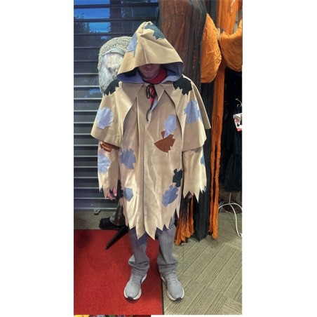 DEGUISEMENT MANTEAU A CAPUCHE MEDIEVAL OU EPOUVANTAIL TAILLE UNIQUE 