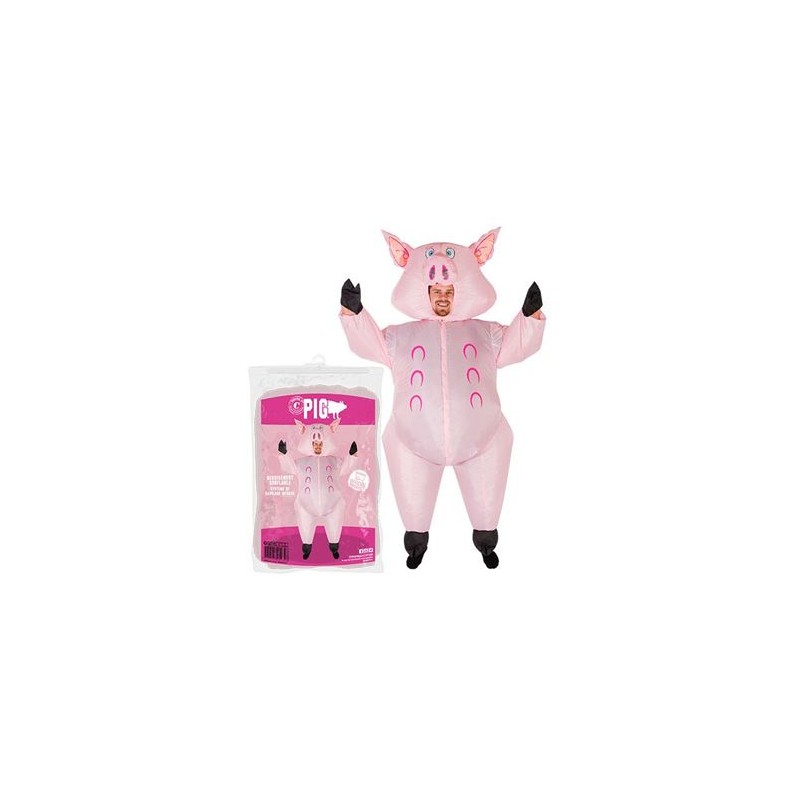 DEGUISEMENT GONFLABLE COCHON ROSE TAILLE UNIQUE DEGUISEMENT GONFLABLE COCHON ROSE TAILLE UNIQUE