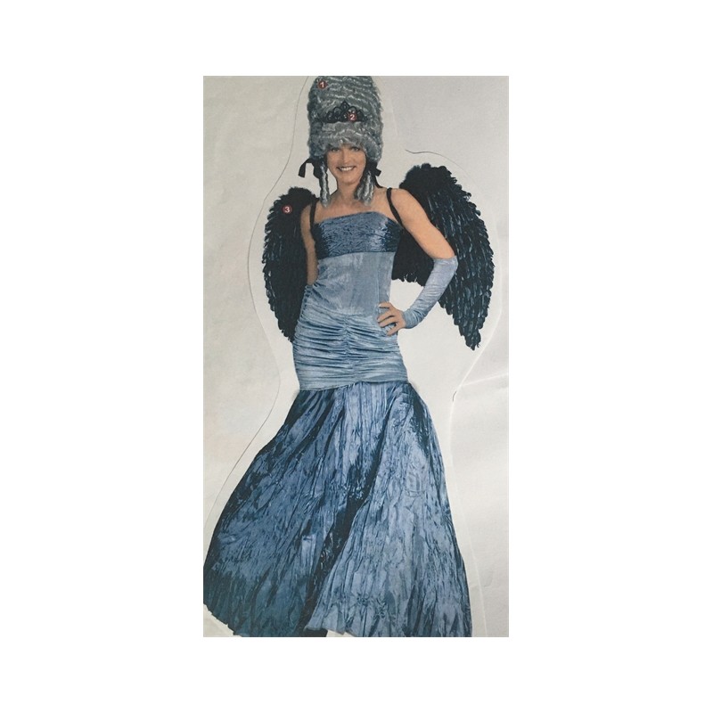 DEGUISEMENT ANGE HALLOWEEN  ROBE GRISE TAILLE M DEGUISEMENT ANGE HALLOWEEN  ROBE GRISE TAILLE M