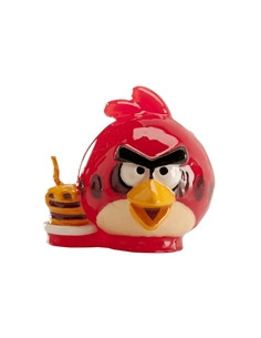 BOUGIE ANGRY BIRDS ROUGE