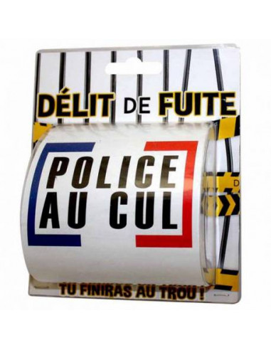PAPIER TOILETTE CLEAN POLICE DELIT DE...
