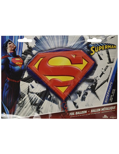BALLON METALLIQUE LOGO SUPERMAN 66 X...