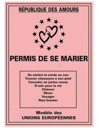 PERMIS DE SE MARIER