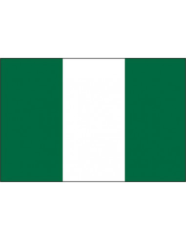 DRAPEAU NIGERIA EN TISSUS 60 X 90 CM