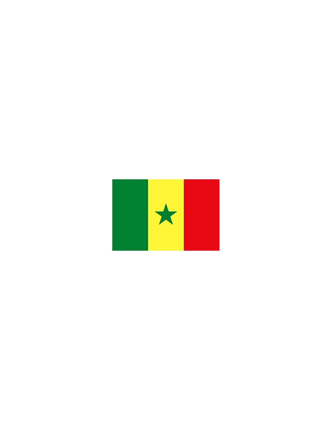 Generic Drapeau Sénégal - 90*150cm - Vert/Jaune/Rouge - Prix pas