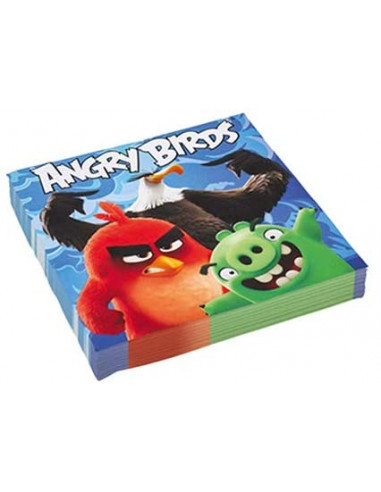 20 SERVIETTES  ANGRY BIRDS LE FILM 