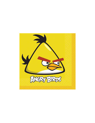 16 SERVIETTES ANGRY BIRDS