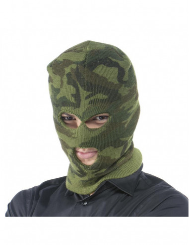 CAGOULE MILITAIRE CAMOUFLAGE MAILLE...
