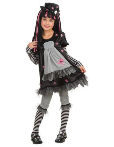DEGUISEMENT BLACK DOLLY TAILLE 8 ANS