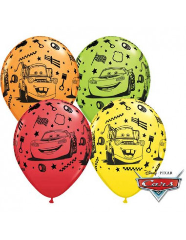 25 BALLONS LATEX QUALATEX CARS TAILLE...
