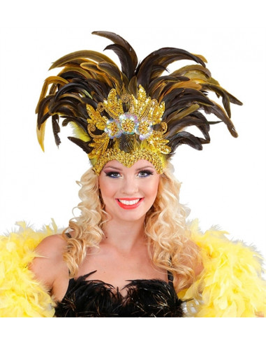 1pc Costume Carnaval Fausse Plume Coiffe Femmes Filles - Temu France