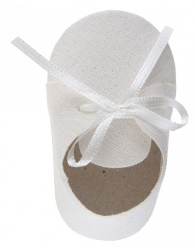 4 CHAUSSONS BLANC POUR DRAGEES 