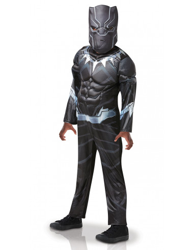 DEGUISEMENT BLACK PANTHER TAILLE 3/4 ANS