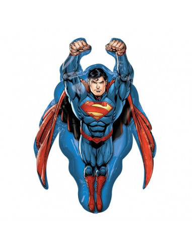 BALLON METALLIQUE PERSONNAGE SUPERMAN...
