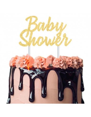 TOP GATEAU BABY SHOWER OR 