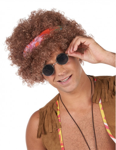 PERRUQUE AFRO HIPPIE HOMME 