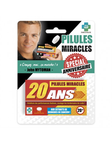 MEDICAMENTS PILULES MIRACLES 20 ANS