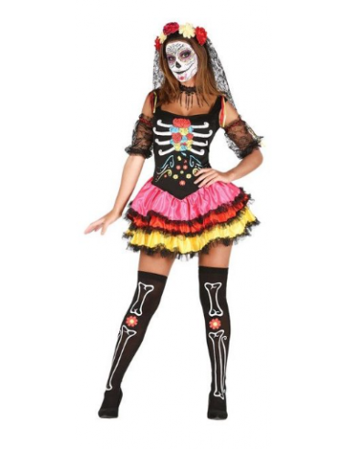 DEGUISEMENT CATRINA DAY OF DEAD TAILLE L