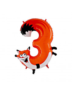 BALLONS CHIFFRES ANIMAUX 3...