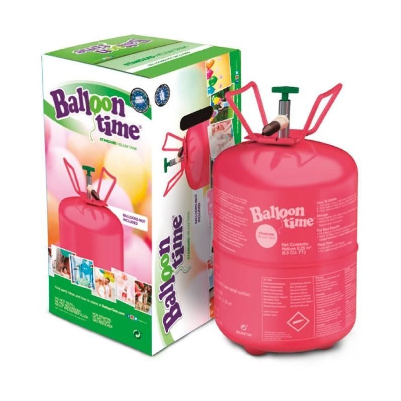 BOUTEILLE HELIUM 0,25 M3 POUR 30 BALLONS 23 CM BOUTEILLE HELIUM 0,25 M3 POUR 30 BALLONS 23 CM