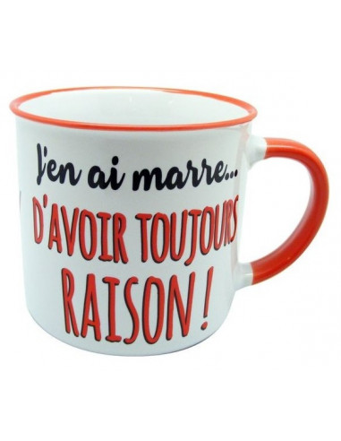 MUG MARRE D'AVOIR TOUJOURS RAISON