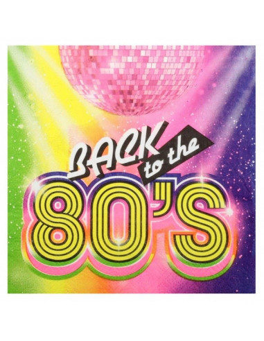 20 SERVIETTES BACH TO THE 80'S 33 X...