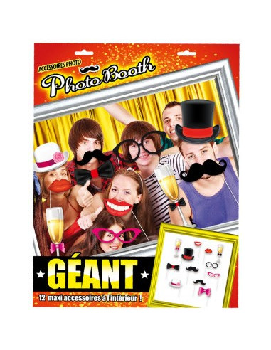 PHOTOBOOTH GEANT 12 ACCESOIRES CHIC 