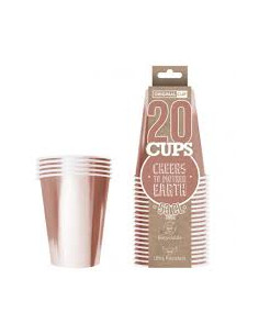 20 CUPS ROSE GOLD 53 CL
