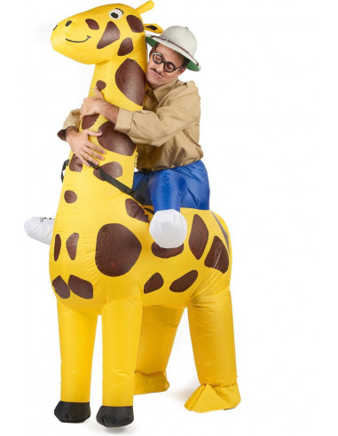 DEGUISEMENT GIRAFE GONFLABLE TAILLE...