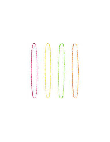 4 COLLIERS  CANDY FLUO  MULTICOLORE