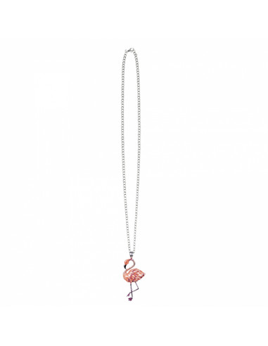 COLLIER FLAMANT ROSE 