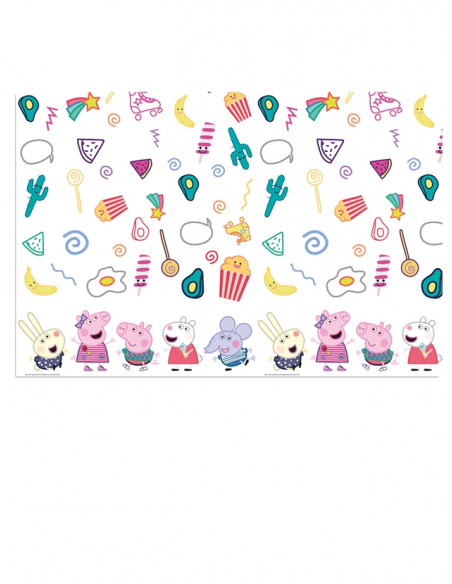 20 Serviettes en papier anniversaire Peppa Pig™ 33 x 33 cm
