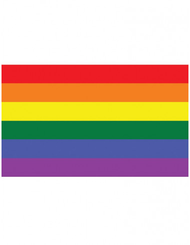 DRAPEAU EN TISSUS ARC EN CIEL LGBT 90...