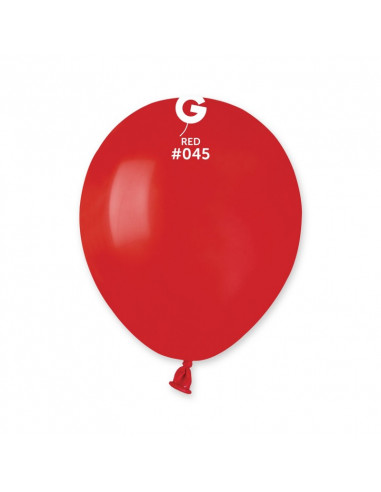 50 BALLONS ROUGE RED LATEX 13 CM 