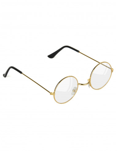 LUNETTES METAL RONDES OR