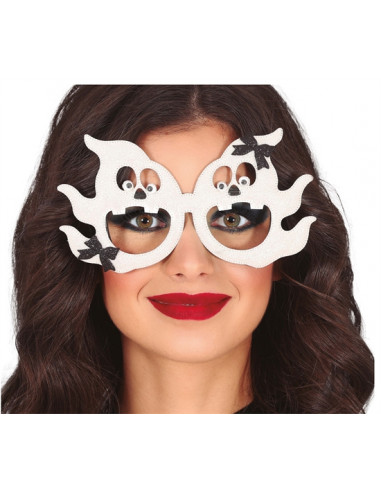 LUNETTES FANTOME HALLOWEEN BLANCHES