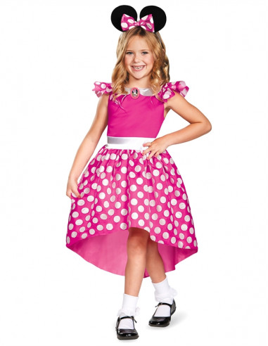 DEGUISEMENT FILLE MINNIE ROSE TAILLE...