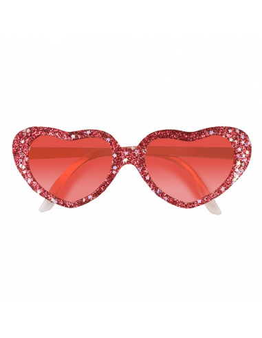 LUNETTE COEUR ROUGE STRASS LOVE 
