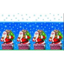 NAPPE PLASTIFIEE PERE NOEL  137 X 213CM
