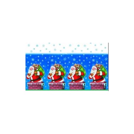 NAPPE PLASTIFIEE PERE NOEL  137 X 213CM