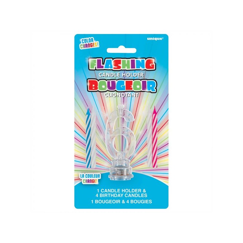 BOUGIE LED CHIFFRE 6 BOUGIE LED CHIFFRE 6
