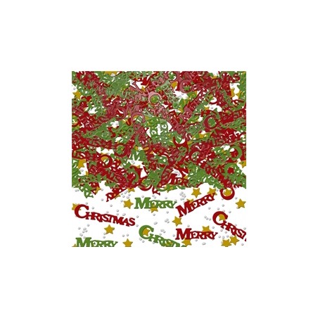 CONFETTIS DE TABLE MERRY CHRISTMAS