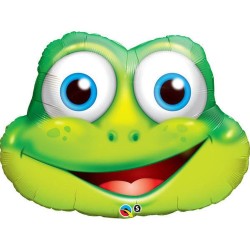 BALLON METALLIQUE TETE DE GRENOUILLE 81 CM